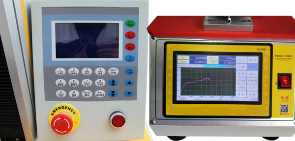電子拉力機(jī)觸摸按鍵部位