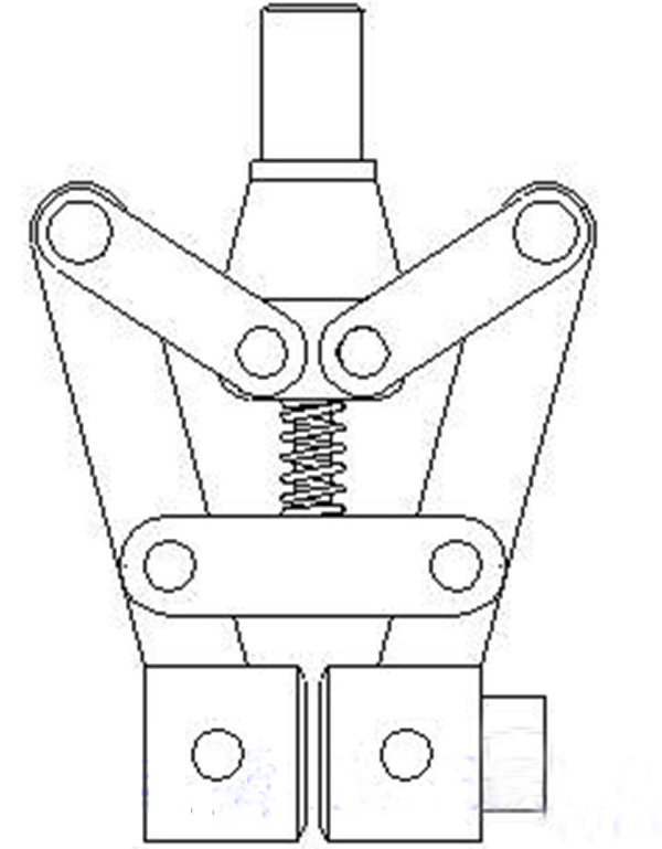杠桿式自夾緊拉伸夾具結(jié)構(gòu)